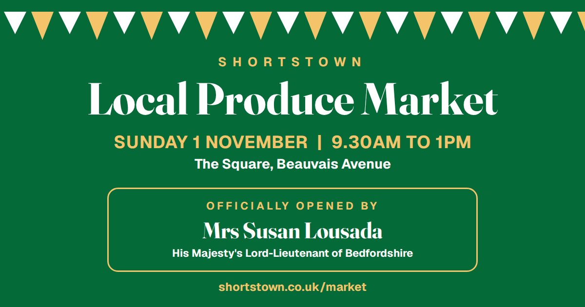 Lord-Lieutenant of Bedfordshire to open Shortstown Local Produce Market