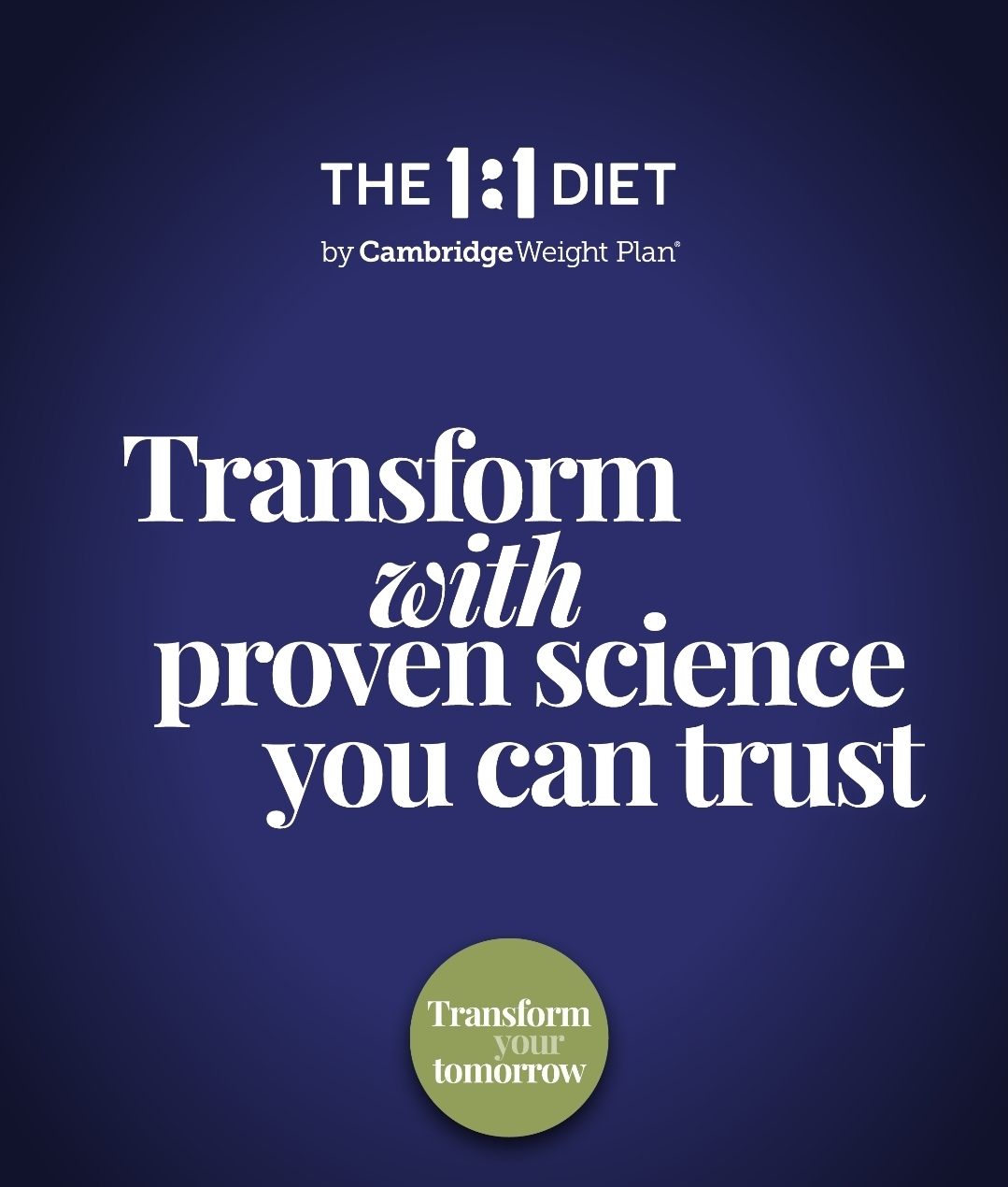 The 1:1 Diet by Cambridge Weight Plan with Claire B